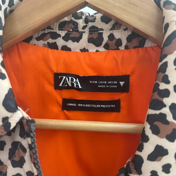 Leopard print cropped bomber jacket - Picture 2 of 2